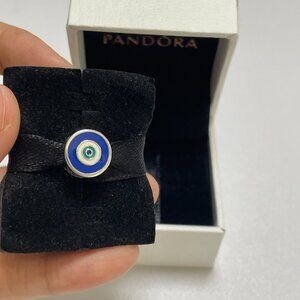 Pandora Evil Eye Silver Dangle Charm